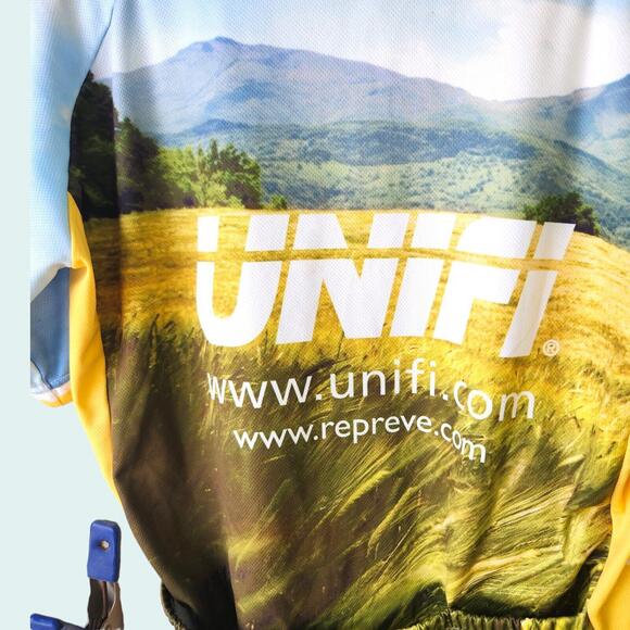 Rare Repreve Unifi  Cycling Jersey Men Large Full Zip Substainable Breathable - Picture 4 of 9